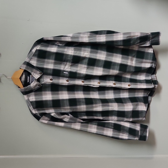 Carhartt Mens Plaid Shirt Size Large Relaxed Fit - Picture 1 of 10